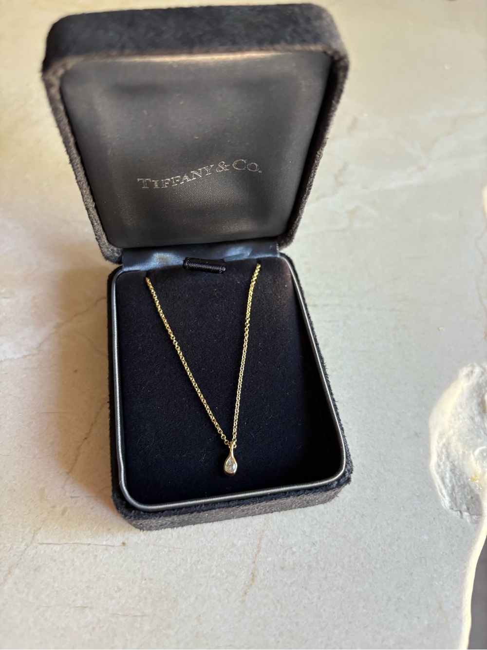 Tiffany & Co. Elsa Peretti Diamonds by the Yard Pendant Necklace - Yellow Gold - Picture 2 of 12